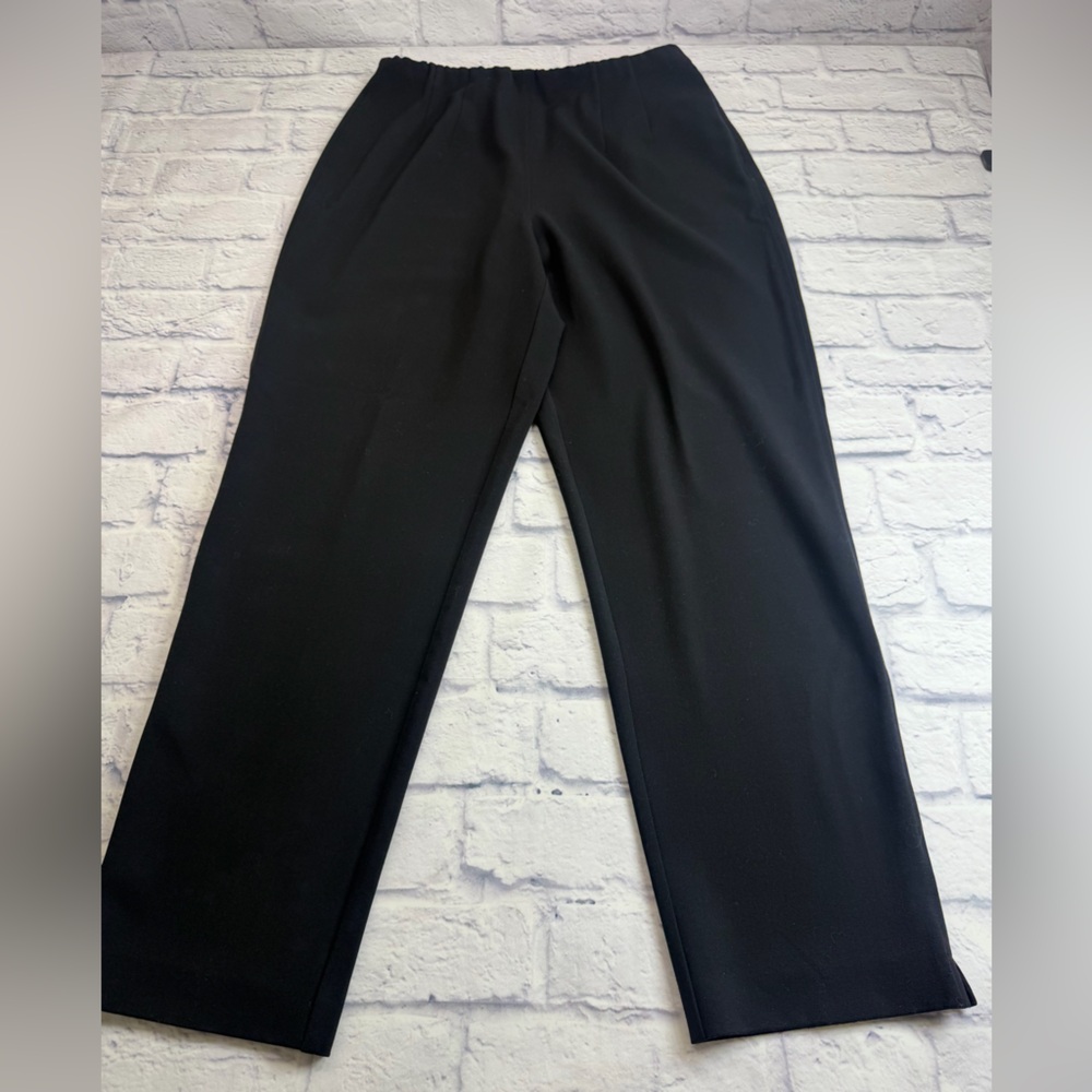 Sigrid Olsen Essentials Basic Black Pants. Straig… - image 1